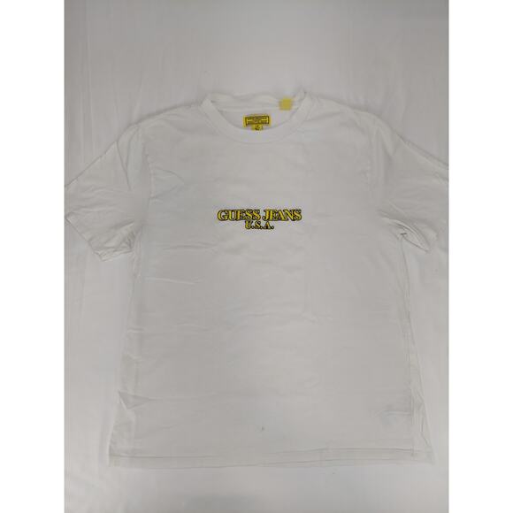 Vintage Guess Originals x Chinatown Market Smiley Face Short Sleeve Tee White L - Picture 2 of 10